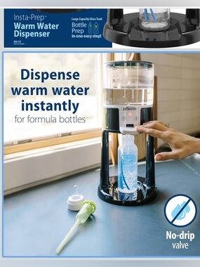 NEW Dr. Brown's Insta-Prep Warm Water Dispenser - Black